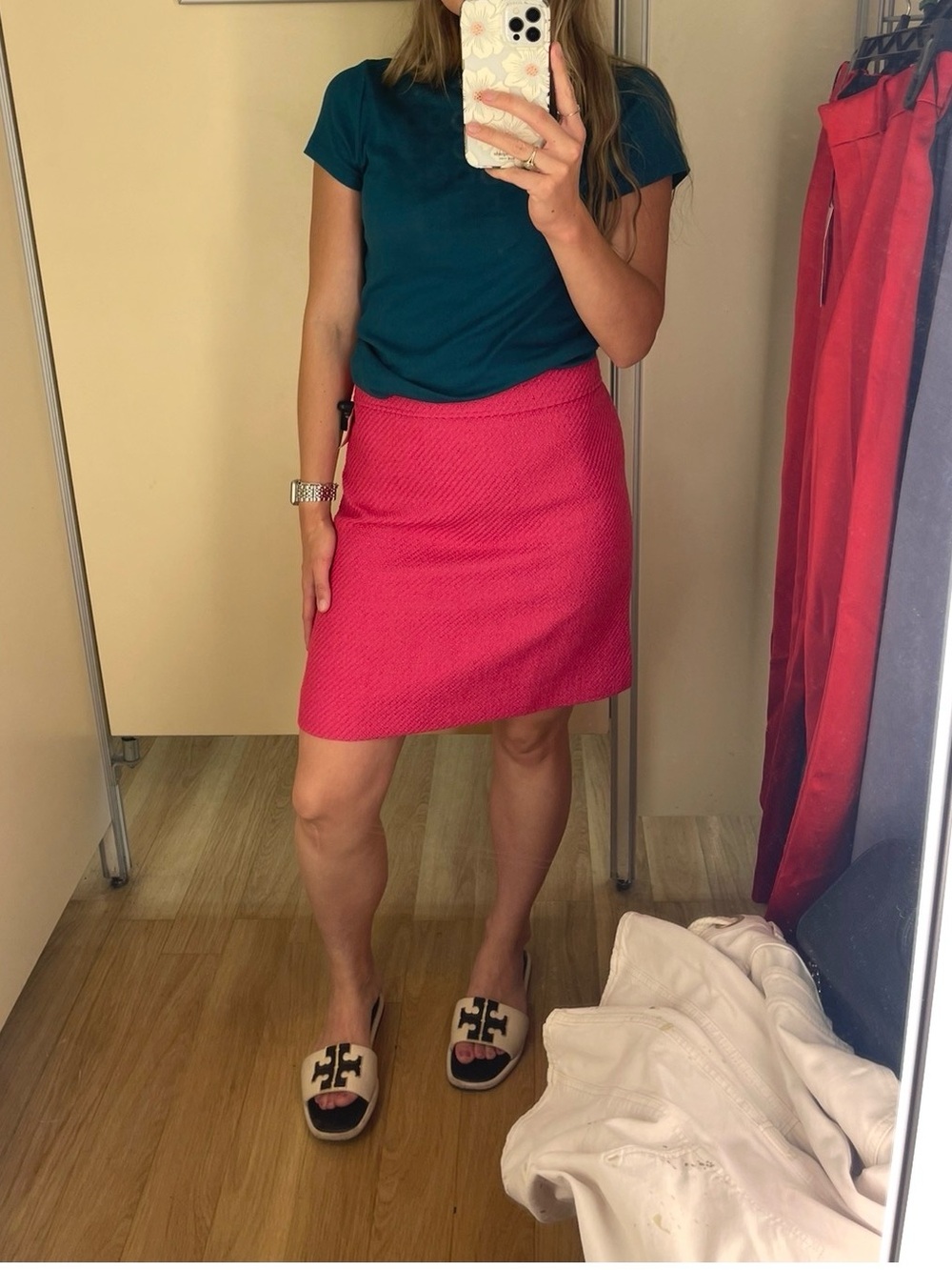 NWT J. Crew Vibrant Pink Skirt